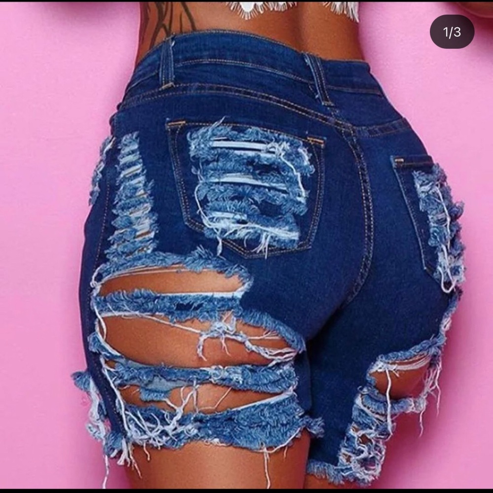 Ripped shorts